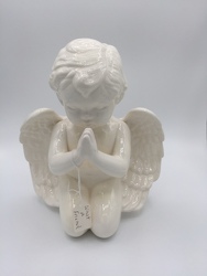 Praying Musical Cherub from Eagledale Florist in Indianapolis, IN