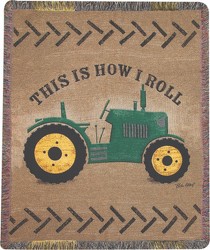 Green Tractor Throw from Eagledale Florist in Indianapolis, IN
