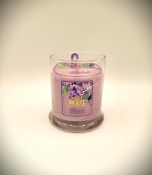 Violet Tall Candle from Eagledale Florist in Indianapolis, IN