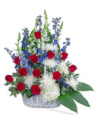 Freedom Tribute Basket from Eagledale Florist in Indianapolis, IN