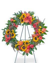 Sunset Reflections Wreath from Eagledale Florist in Indianapolis, IN