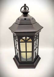 Bettie Brushed Bronze Lantern from Eagledale Florist in Indianapolis, IN