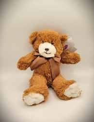 Brown Bear with Bow from Eagledale Florist in Indianapolis, IN