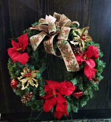 Christmas Cheer Wreath from Eagledale Florist in Indianapolis, IN