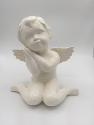 Medium Leaning Angel from Eagledale Florist in Indianapolis, IN