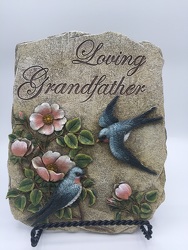 Loving Grandfather Resin Stone with Stand from Eagledale Florist in Indianapolis, IN