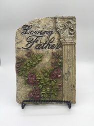 Loving Father Resin Plaque with Stand from Eagledale Florist in Indianapolis, IN