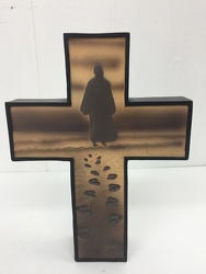 Footprints in the Sand Cross from Eagledale Florist in Indianapolis, IN