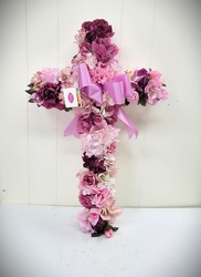 Faithful Love Silk Cross from Eagledale Florist in Indianapolis, IN