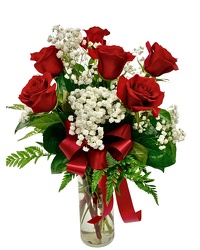 Half Dozen Roses from Eagledale Florist in Indianapolis, IN Half Dozen Roses from Eagledale Florist in Indianapolis, IN