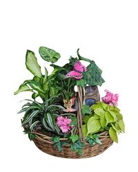 Mushroom Fairy Cottage Dish Garden from Eagledale Florist in Indianapolis, IN