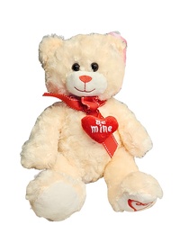 Be Mine White Bear from Eagledale Florist in Indianapolis, IN