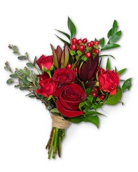 Crimson Hand-tied Bouquet from Eagledale Florist in Indianapolis, IN