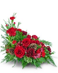 Ruby Rose Centerpiece from Eagledale Florist in Indianapolis, IN