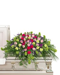 Always Remembered Casket Spray from Eagledale Florist in Indianapolis, IN