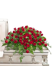 Everlasting Love Casket Spray from Eagledale Florist in Indianapolis, IN