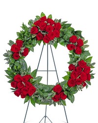 Serene Sanctuary Wreath from Eagledale Florist in Indianapolis, IN