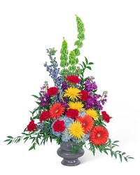 Vibrant Urn from Eagledale Florist in Indianapolis, IN